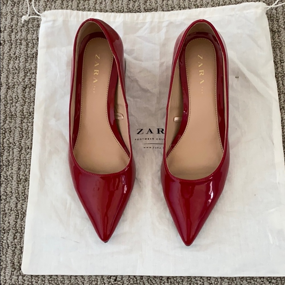 Zara Patent Heels